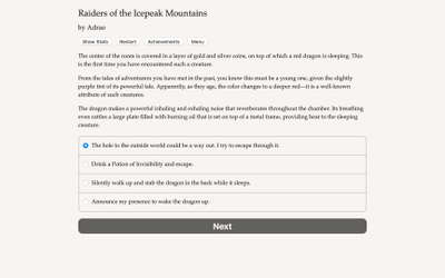 Raiders of the Icepeak Mountains screenshot 2