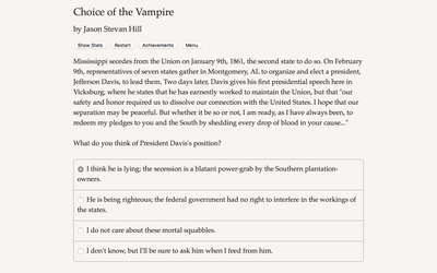 Choice of the Vampire screenshot 1