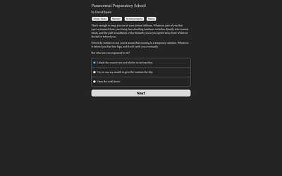 Paranormal Preparatory School screenshot 1