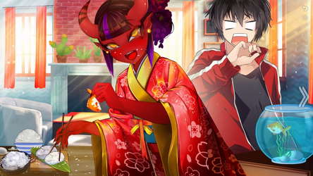 Succubus's making lunch screenshot 3