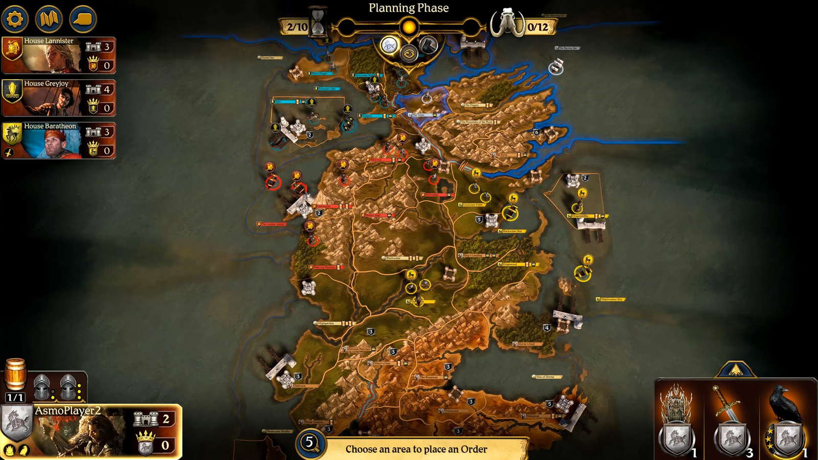 A Game of Thrones: The Board Game - Digital Edition screenshot