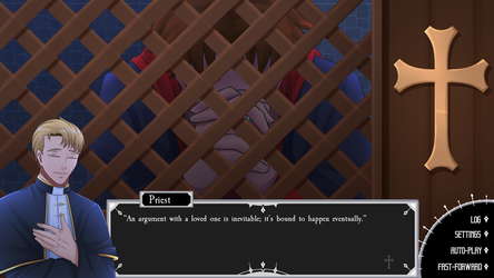 Forgive My Sins & Desires, Father - Boys Love (BL) Visual Novel screenshot 6