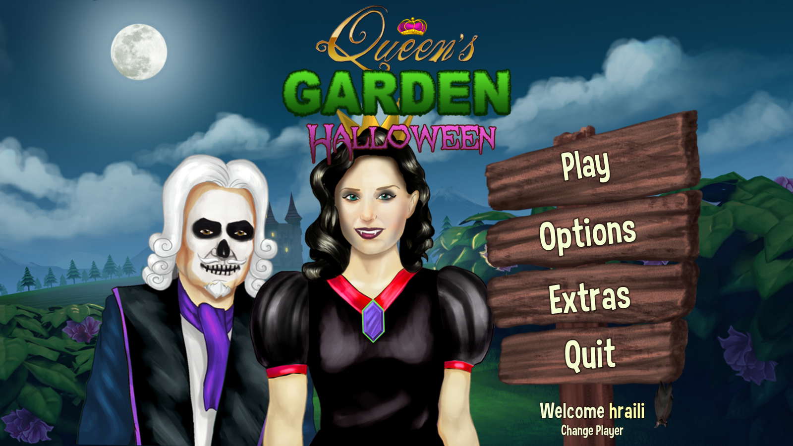 Queen's Garden: Halloween screenshot