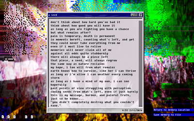 she danced in the wind like a holographic dream before the world died screenshot 6