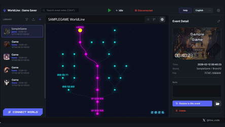 WorldLine: Game Saver screenshot 1
