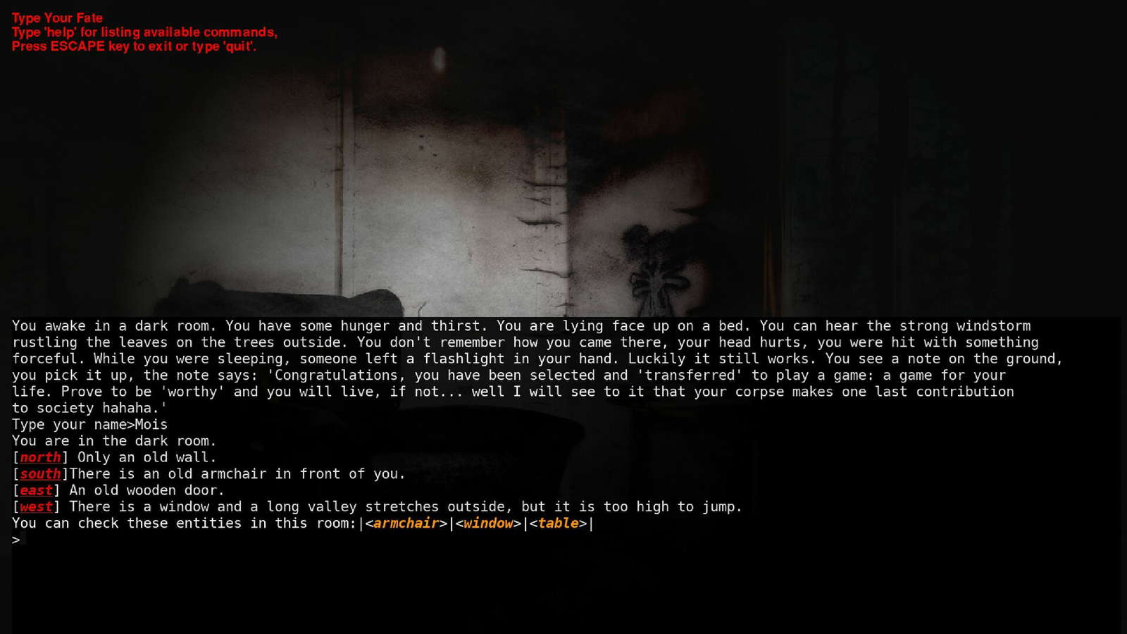 Type Your Fate screenshot
