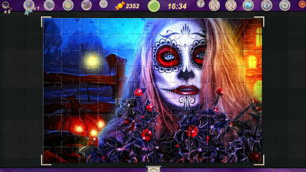 Sweet Holiday Jigsaws: Halloween Night screenshot 4