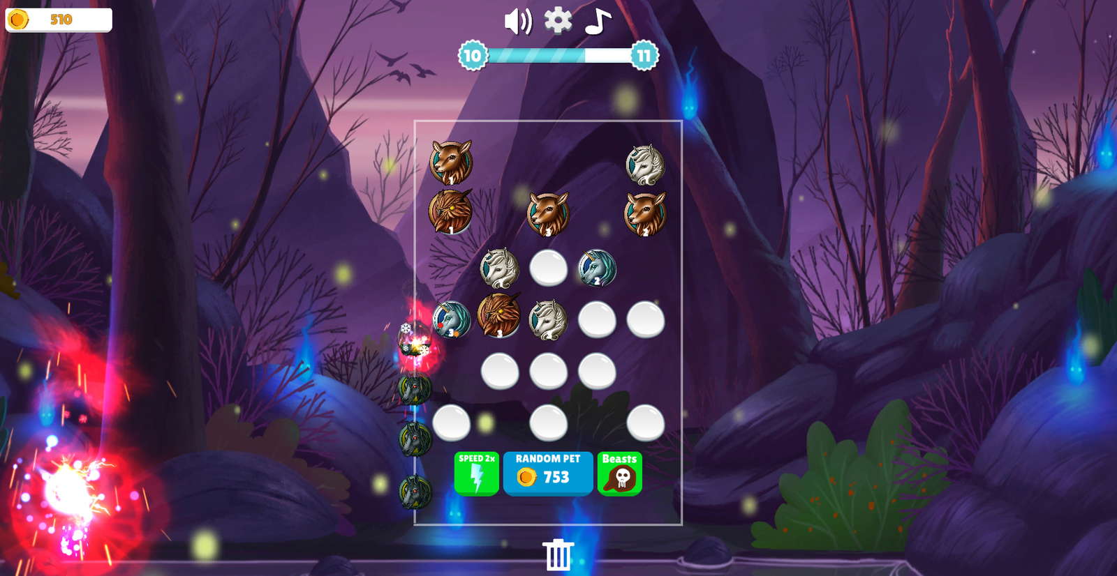 Merge Beasts - Defense Game screenshot