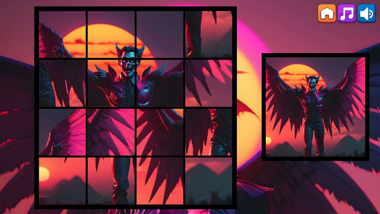 OG Puzzlers: Synthwave Vampires screenshot