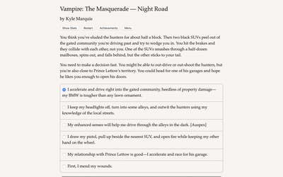 Vampire: The Masquerade — Night Road screenshot 4