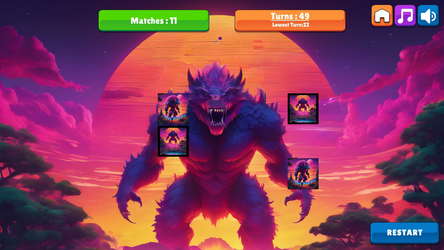 OG Memory: Synthwave Monsters screenshot 7