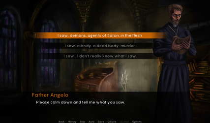 Harrowed World: What's Past Is Portents - Gothic Vampire Visual Novel screenshot 3
