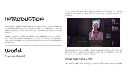 Metahorror Therapy Session: Hintbook & Lorebook screenshot 2