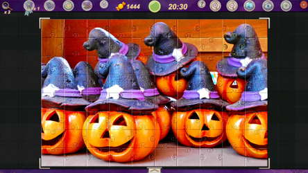 Sweet Holiday Jigsaws: Halloween Night screenshot 12
