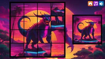 OG Puzzlers: Synthwave Monsters screenshot 8
