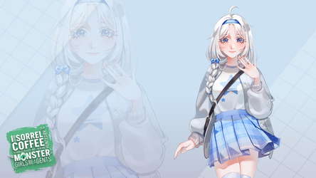 I drink Sorrel Coffee to reboot reality, but I'm being hunted by Monster Girls and armed agents - Artbook and Wallpapers screenshot 2