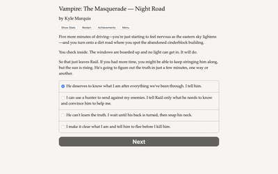 Vampire: The Masquerade — Night Road screenshot 2