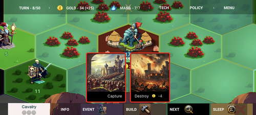 Magic And Dragons : 4X Battle screenshot 6