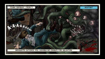 Lovecraft Quest - A Comix Game screenshot 6
