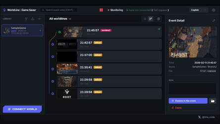 WorldLine: Game Saver screenshot 3