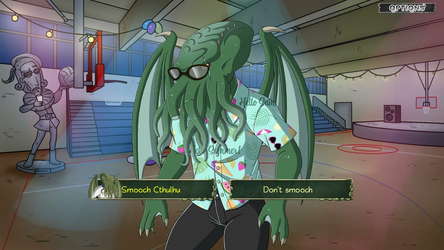Tentacle Prawn: (Actually) A Cthulhu Dating Sim screenshot 1