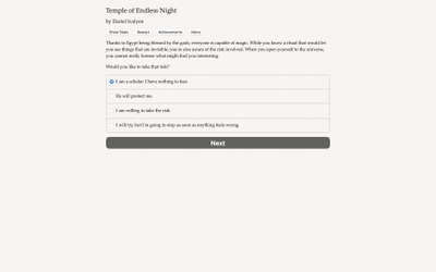 Temple of Endless Night screenshot 1