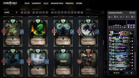 Dark Table CCG screenshot 2