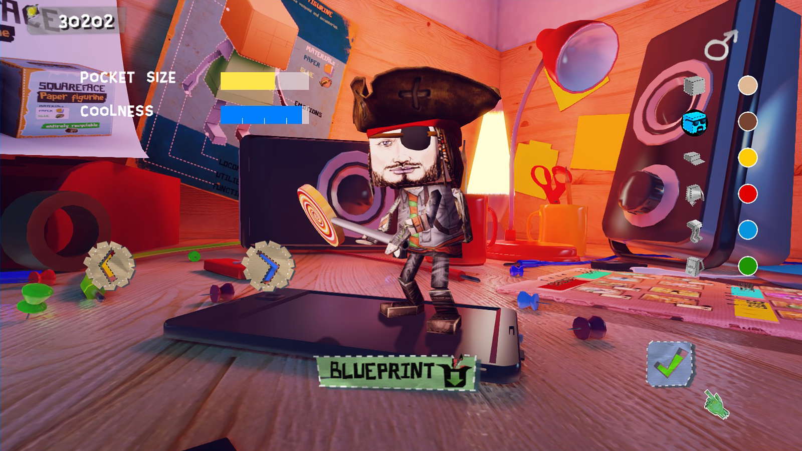 Squareface screenshot