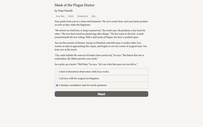 Mask of the Plague Doctor screenshot 1