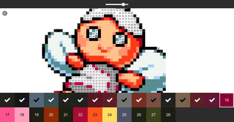 Color by Number - Monster Heroes screenshot 2