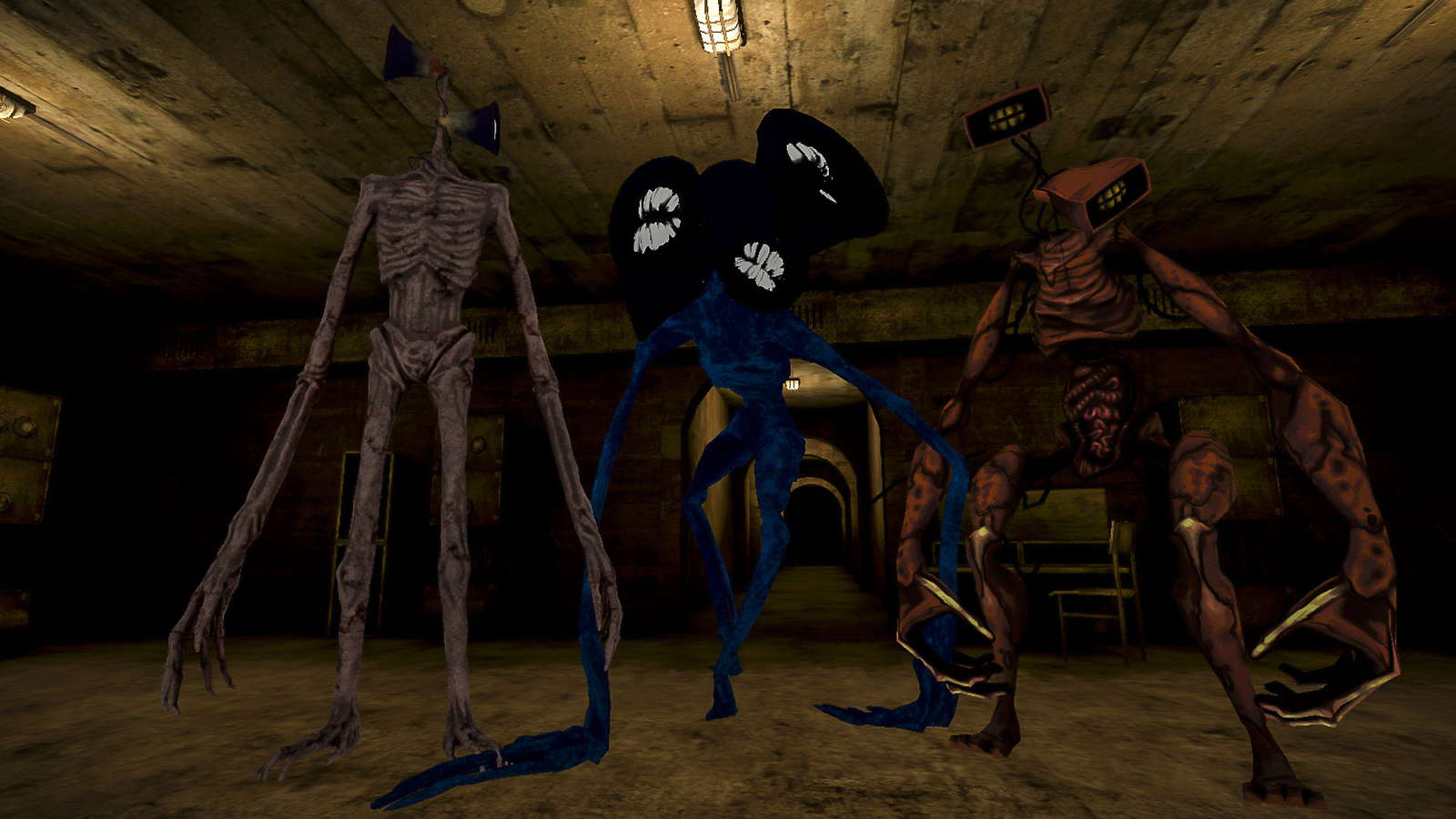 Siren Head Horror Bunker VR screenshot