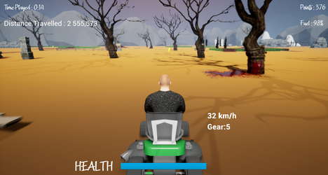 Lawnmower Game: Zombies screenshot 1