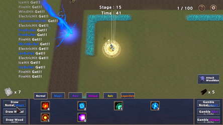 Skill Random Defense screenshot 2