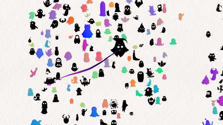 Doodle Harmony Ghosts screenshot 2