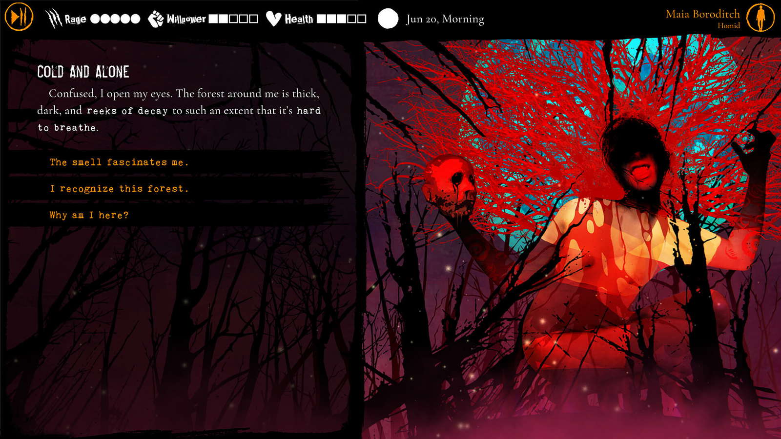 Werewolf: The Apocalypse — Heart of the Forest screenshot