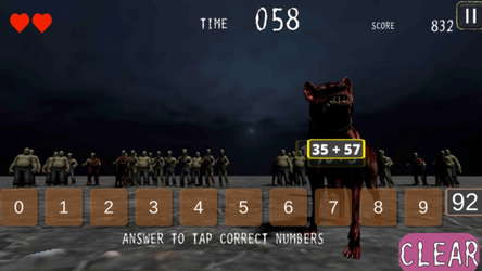 ZOMBIE MATHters screenshot 2
