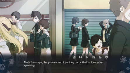 Winter's Empty Mask - Visual novel screenshot 1