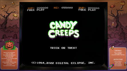 Digital Eclipse Arcade: Candy Creeps screenshot 1