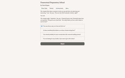 Paranormal Preparatory School screenshot 3