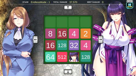 Pretty Girls 2048 Strike screenshot 4