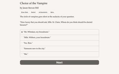 Choice of the Vampire screenshot 4