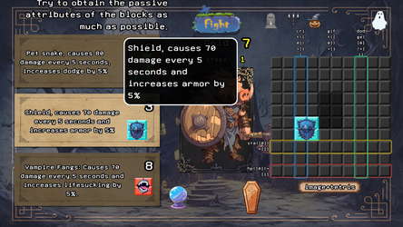 Monsters in the Moonlight: Tetris screenshot 4