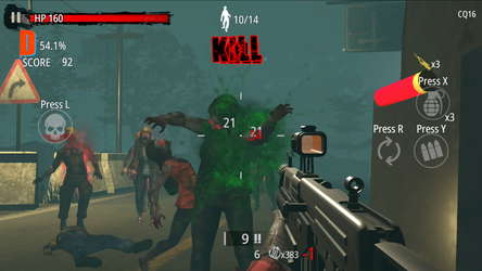 Zombie Hunter: D-Day screenshot 2