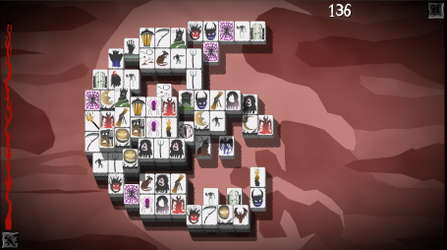 Creepy Mahjong screenshot 2
