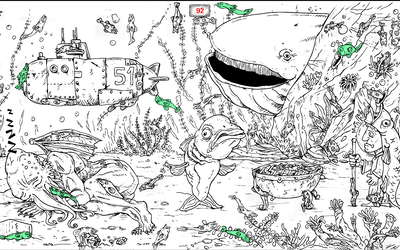 100 hidden Cthulhu fish screenshot 3
