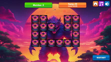 OG Memory: Synthwave Monsters screenshot 4