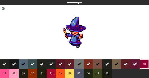 Color by Number - Monster Heroes screenshot 1