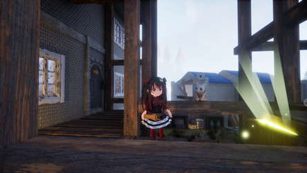 幽霊屋敷と猫の家 screenshot 2