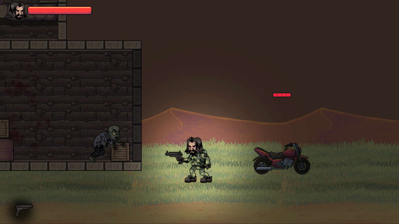 Zombies Desert and Guns screenshot