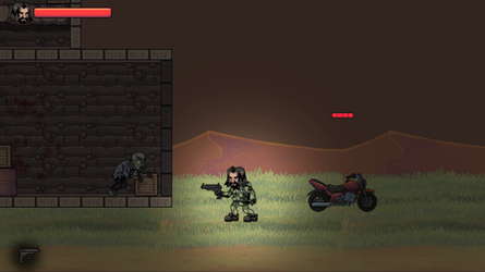 Zombies Desert and Guns screenshot 1